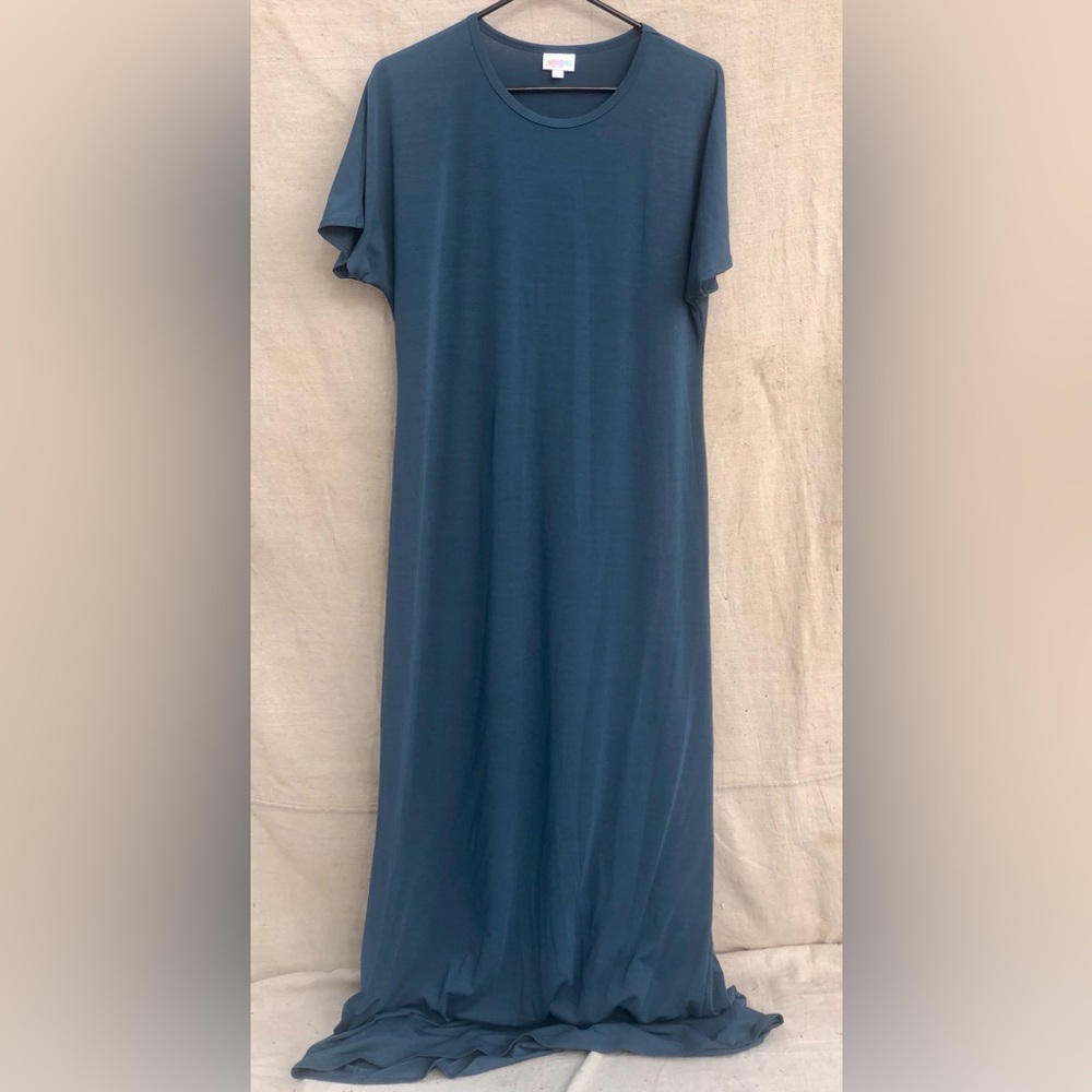 LuLaRoe Navy Blue Maxi Dress
